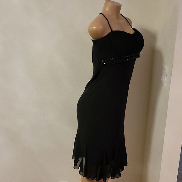 S.L FASHION BEADER DESIGN EMBELLISHMENTS SLEEVELESS SHEATH DRESS - Picture 4 of 13